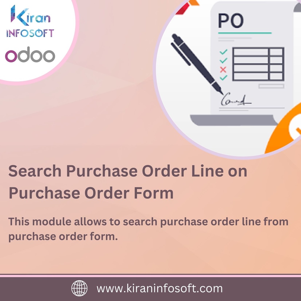 Search Purchase Order Line on Purchase Order Form