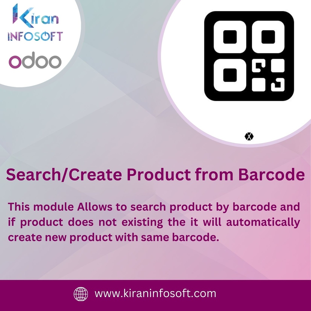 Search/Create Product From Barcode